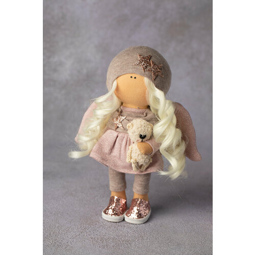 Авторская кукла Ангелок текстильная, ручная работа