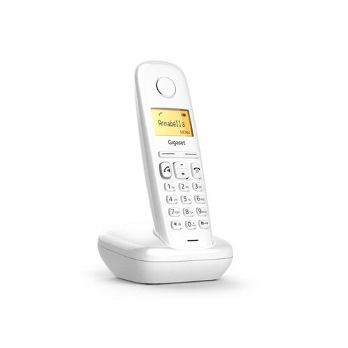 радиотелефон dect maxvi am 01 caller id интерком спикерофон аон конференц связь черный Радиотелефон Gigaset A270 White (S30852-H2812-S302)