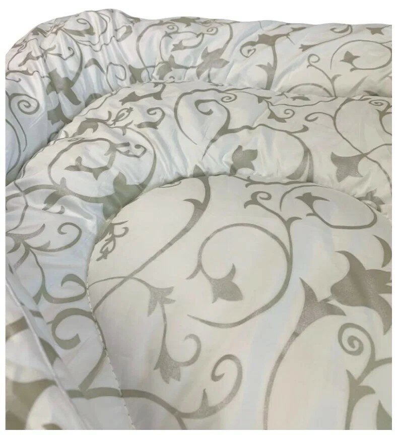 Одеяло стеганое Эвкалипт. Теплое стеганое одеяло. Одеяло Мостекс 150x210 см, Всесезонное, с наполнителем эвкалиптового волокна - фотография № 4
