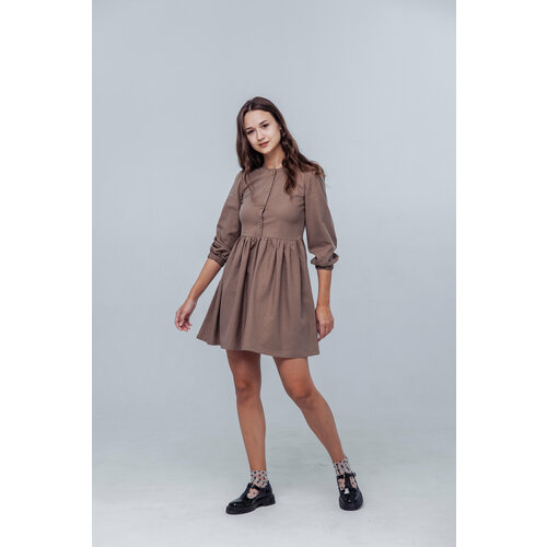 фото Платье kinfolk clothes, размер m, коричневый