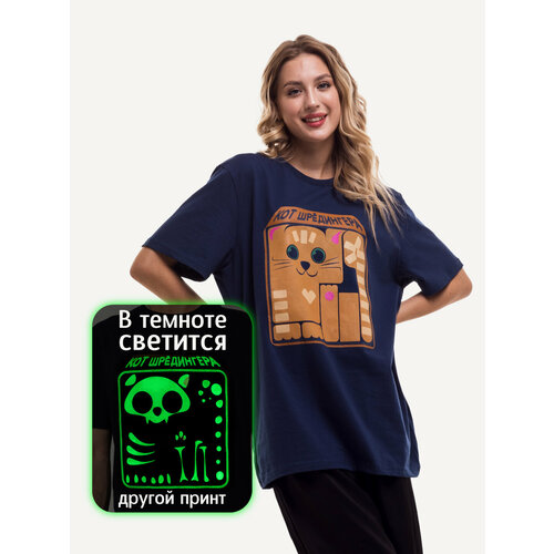 Футболка МЬЮЧ, размер L, синий