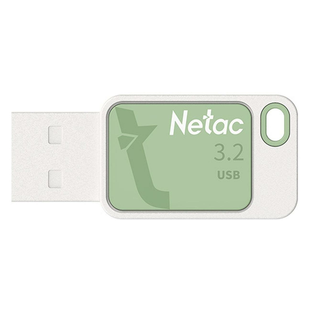 Флешка Netac UA31, 128GB, USB 3.2, Зеленый/Белый (Smoothies Green) NT03UA31N-128G-32GN - фото №14