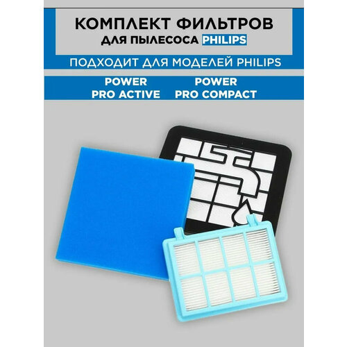 HEPA фильтр AVACLEAN Фильтра для пылесоса Philips FC8010/01 FC9351/01 FC9330