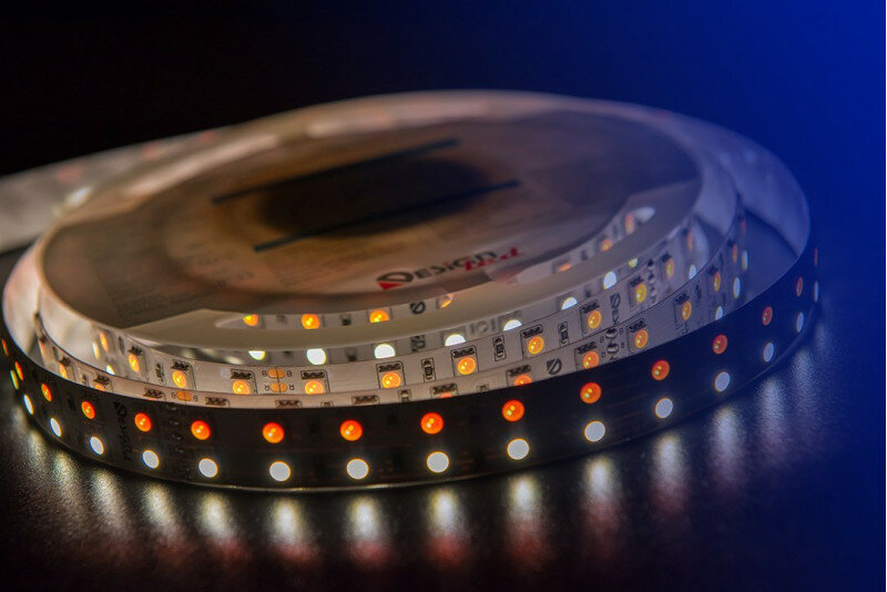 Лента светодиодная DesignLed DSG5120-24-RGB+NW-33, SMD5050, 120 LED/м, 28,8 Вт/м, 24В, IP33, RGB + нейтральный белый (5 м) - фотография № 20