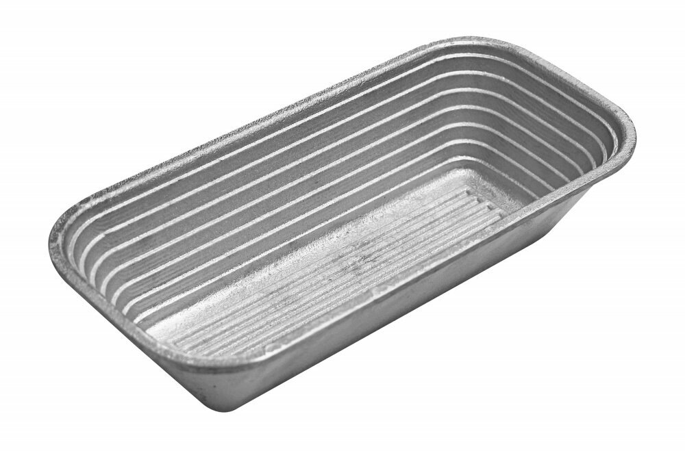 фото Форма для расстойки теста прямоугольная №17Р 28,5х13,5х6,5см литой алюминий
