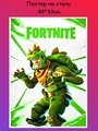 Постер, плакат на стену "Fortnite" 49х33 см (A3+)