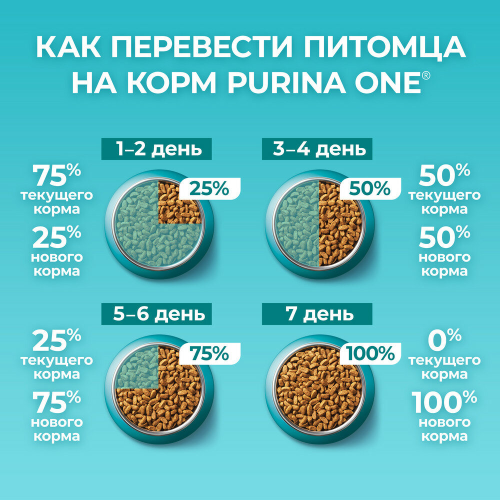 PURINA ONE 750 г сухой корм для стерилизованных кошек и кастрированных котов, с высоким содержанием говядины - фотография № 8