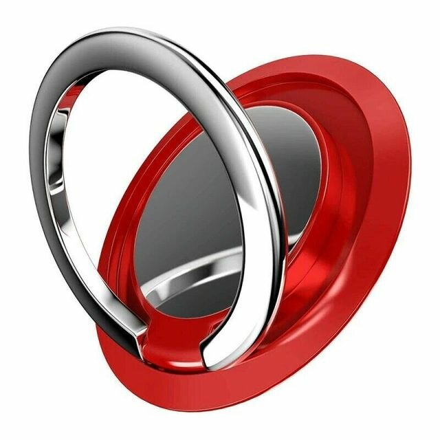 Магнитный держатель-кольцо на палец для телефона, Red