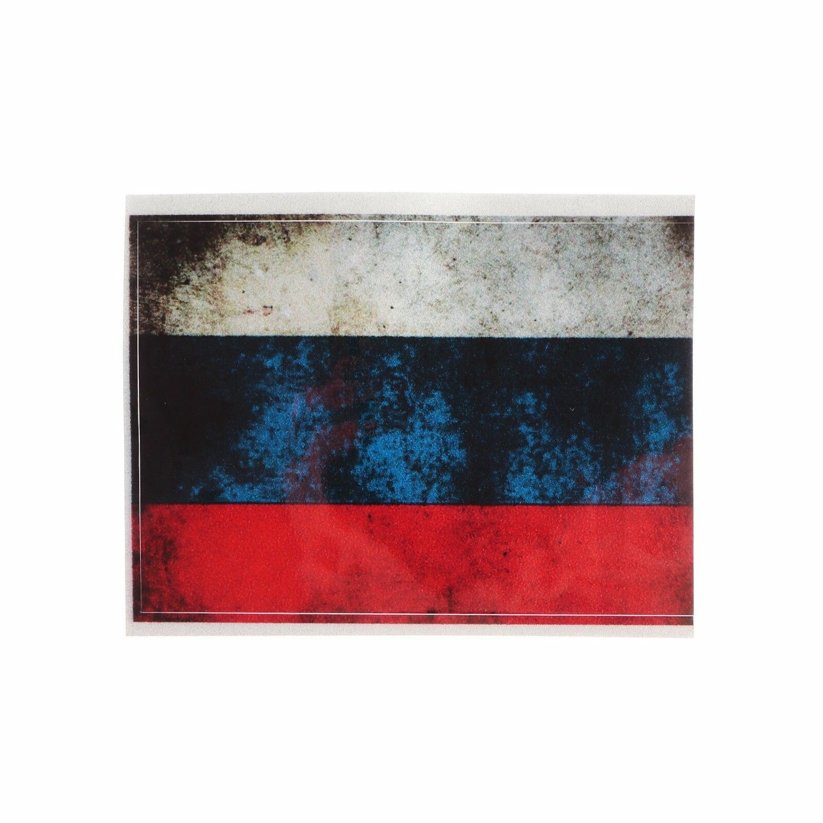 Наклейка на авто "Флаг России", 12*7 см