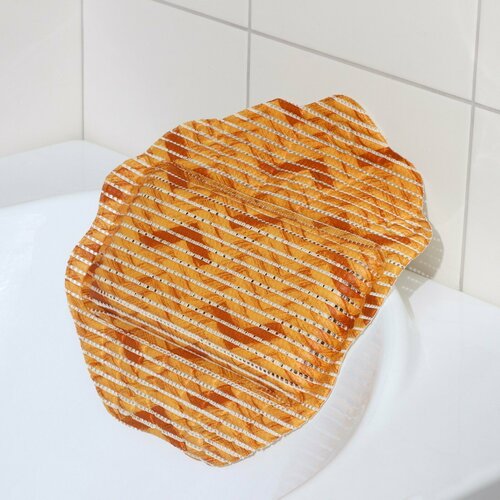 Подушка для ванны с присосками 33х33 см Ракушки рисунок микс 526₽