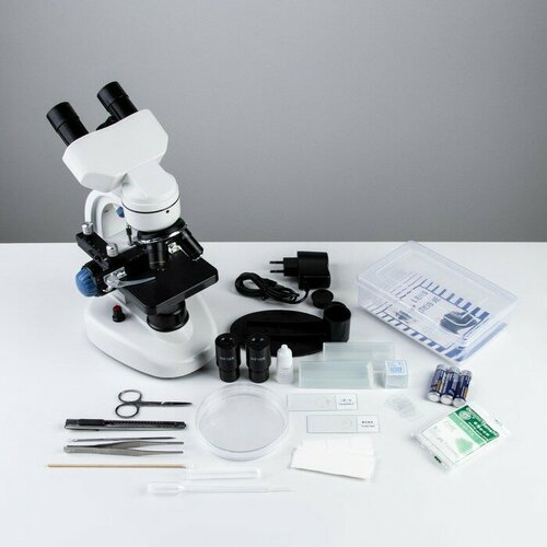 Микроскоп лабораторный кратность 40100400 подсветка 17009₽