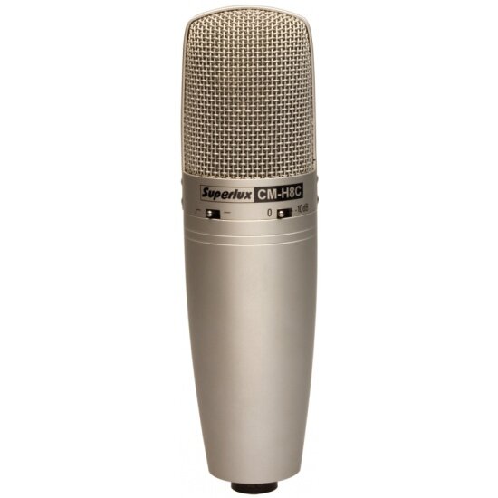 Микрофон конденсаторный Superlux CM-H8C с большой диафрагмой и регулируемой диаграммой направленности