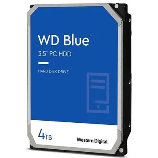 Жесткий диск HDD Western Digital 3.5" WD Caviar Blue 4TB SATA III 5400 RPM, 256Mb CMR (WD40EZAX)