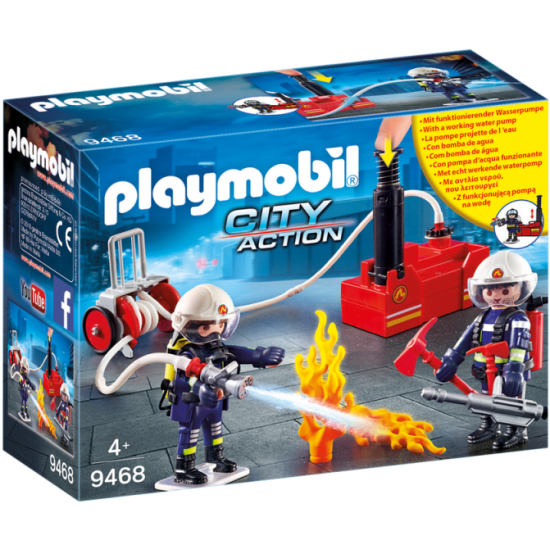 Конструктор Playmobil 9468 City Action Пожарные с водяным насосом