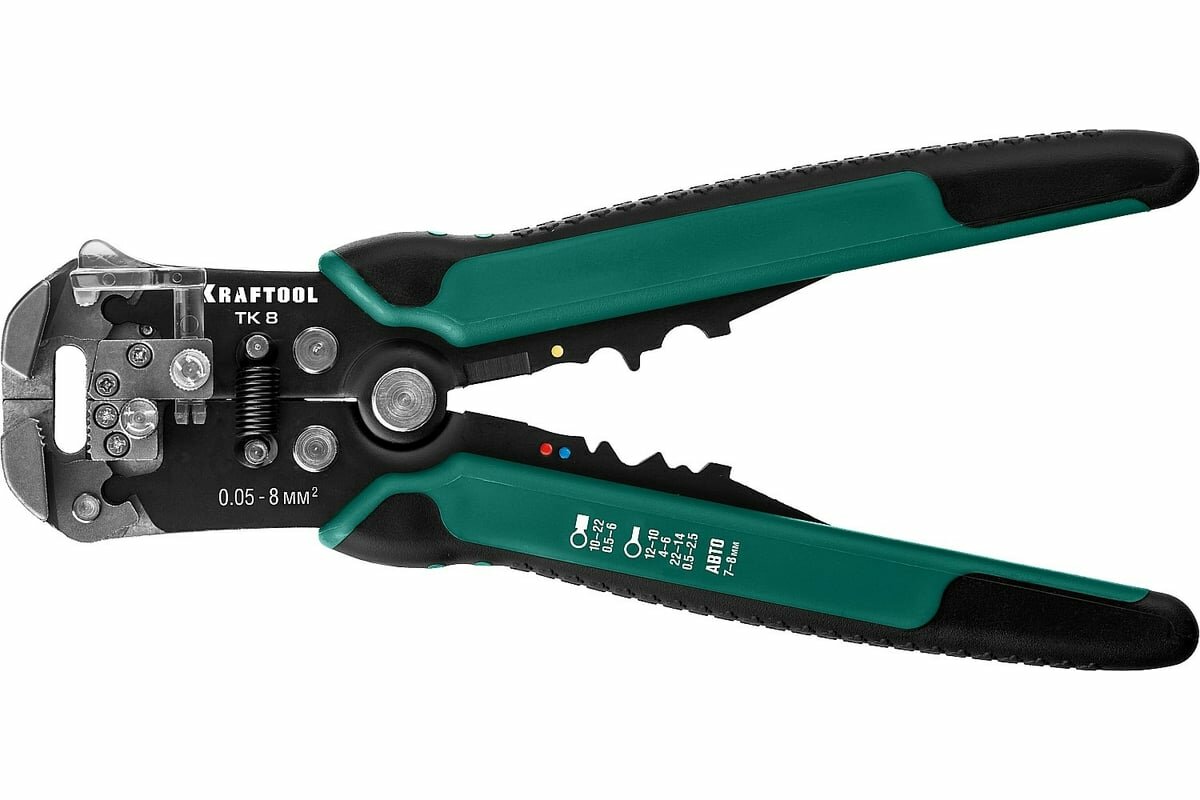 KRAFTOOL TK-8 стриппер автоматический многофункциональный, 0.05 - 8 мм2, 22637