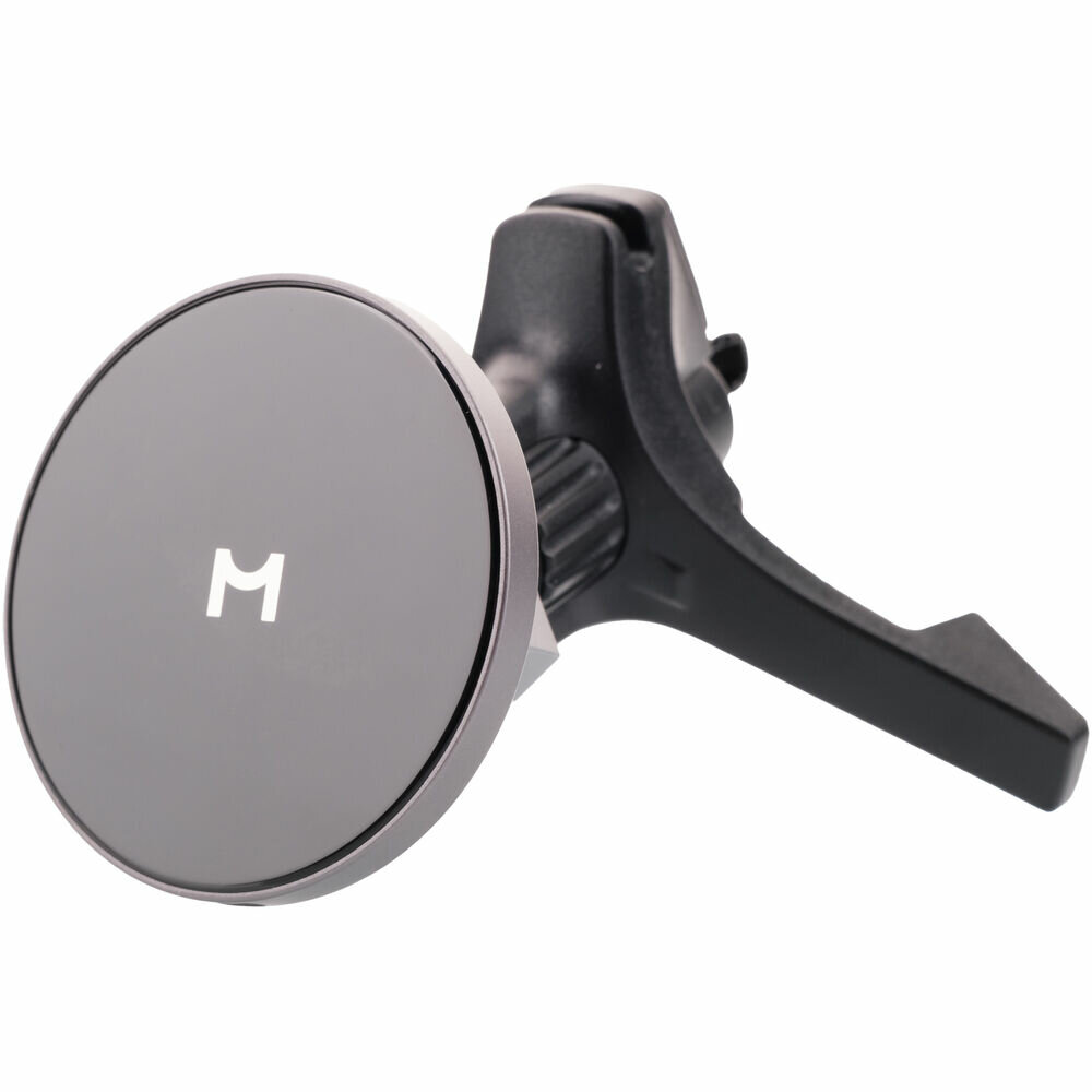 фото Держатель автомобильный c беспроводной зарядкой Magssory Disc KIT002 15W серый