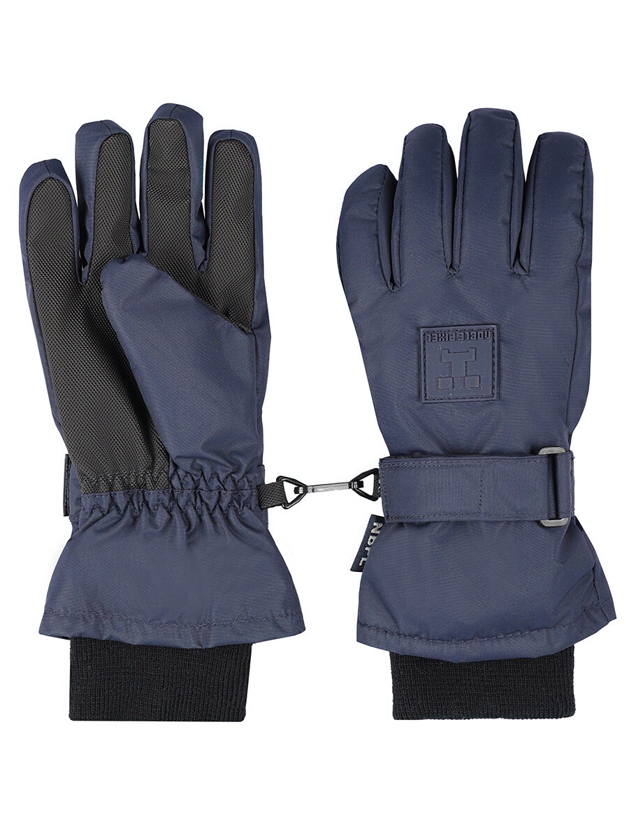 Перчатки Noble People для мальчиков, размер 10-14 лет, синий — фото 1