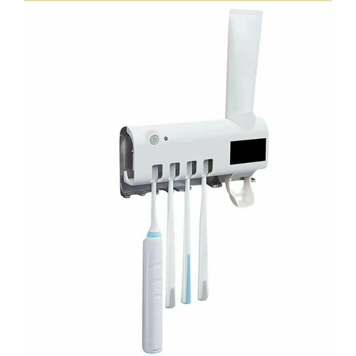 Держатель для щеток, держатель для щеток настенный, дозатор для зубной пасты, настенный, для щеток и зубной пасты