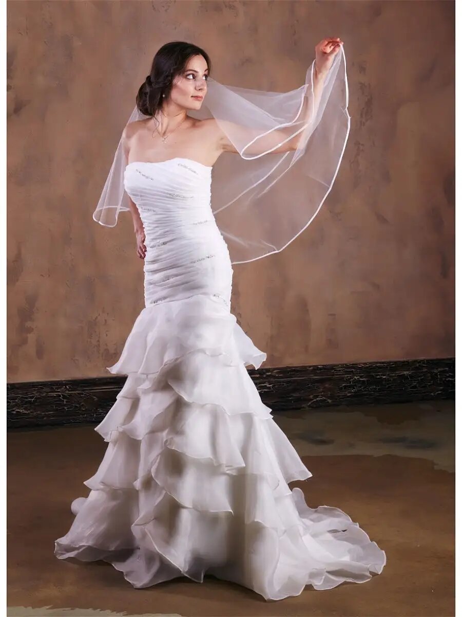 Фата Romantic Wedding, молочный — фото 1