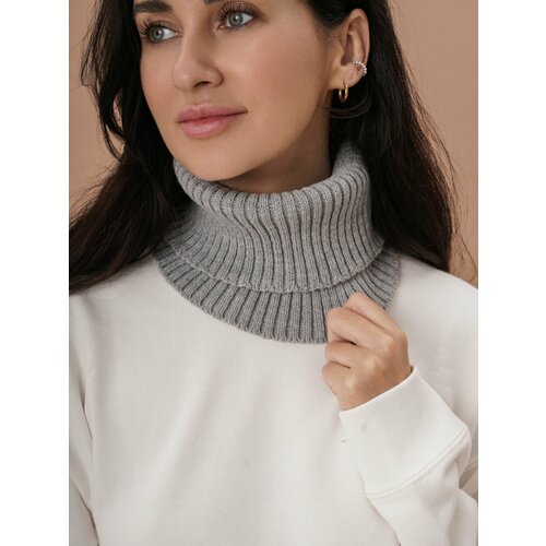 фото Снуд side to side casual для женщин,23х16 см, серый