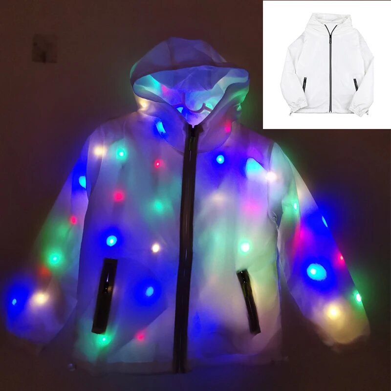 Светодиодная куртка YEAHUI EL, 01, 3XL