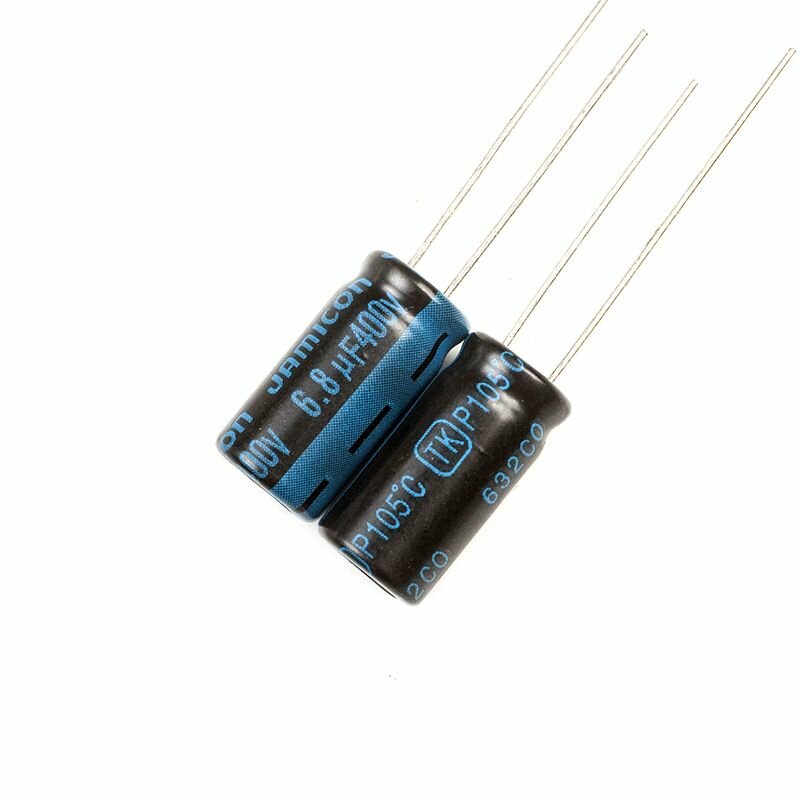 2шт. Конденсатор 400В-6.8мкФ (6.8uF-400V, 8x16мм)
