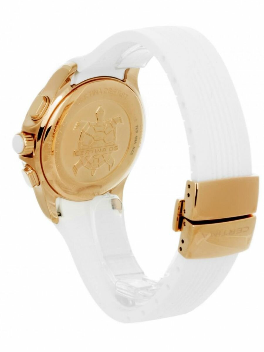 Швейцарские кварцевые наручные мужские часы Certina DS First C014.410.22.051.00 на браслете из стали, с водозащитой 20 Бар и международной гарантией от производителя — фото 1