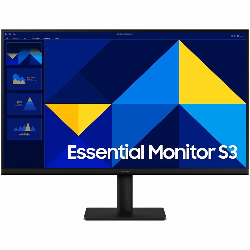 Монитор 27" Samsung Essential S3 S27D300GAI IPS 1920x1080 5ms HDMI VGA