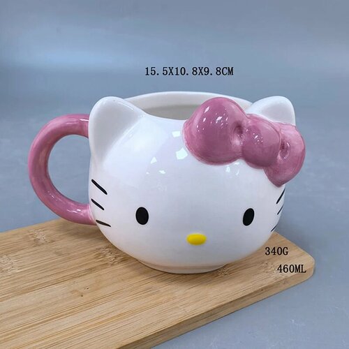 MINISO Hello Kitty керамическая кружка 500 мл Розовый 1283₽