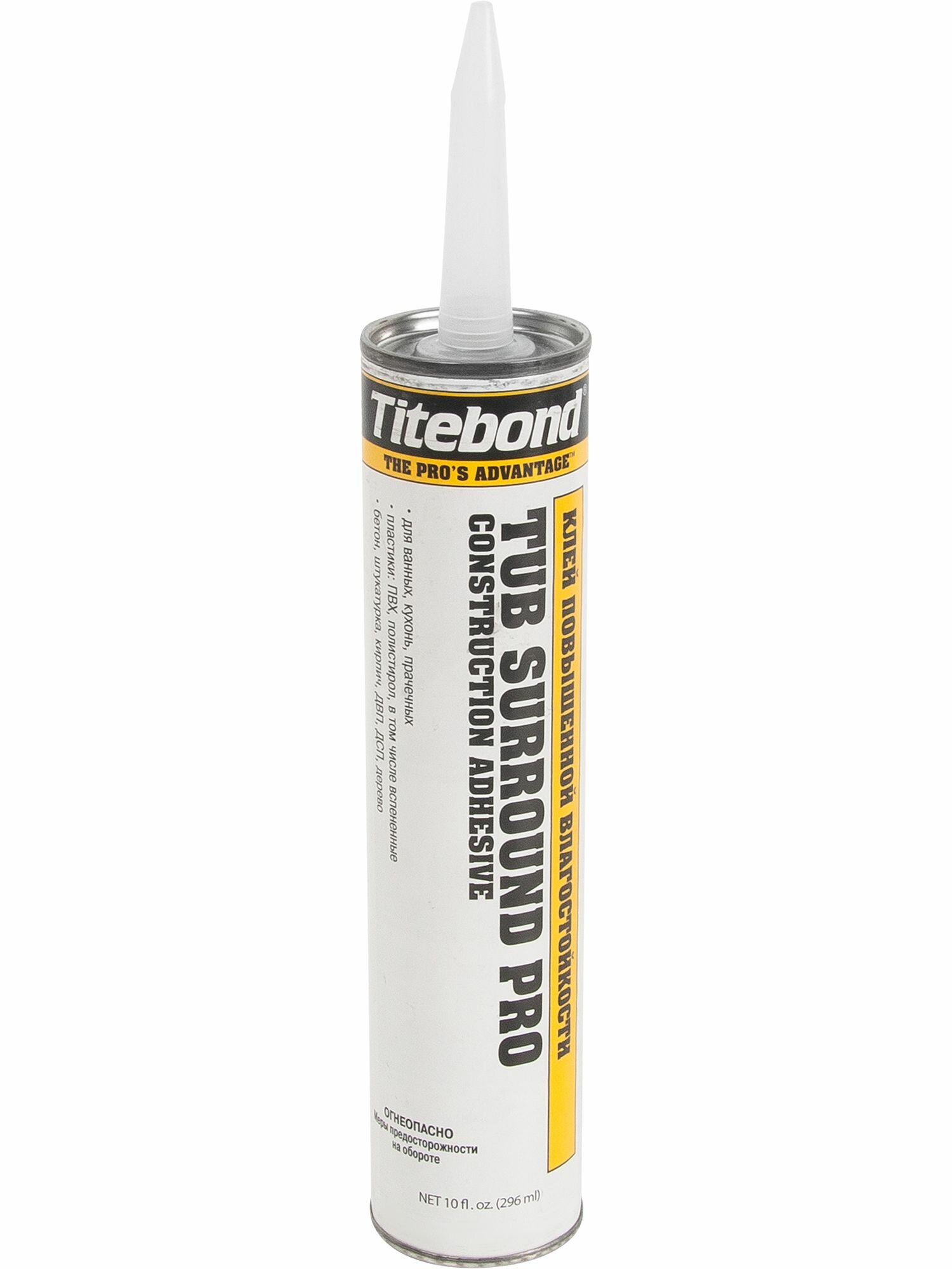 Клей монтажный Titebond Tub Surround Adhesive влагостойкий цвет светло-бежевый 296 мл