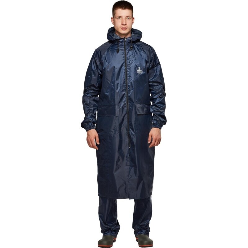 Плащ влагозащитный КНР Тайфун синий, размер 56-58, рост 182-188 см (Тайфун ПЛ син)