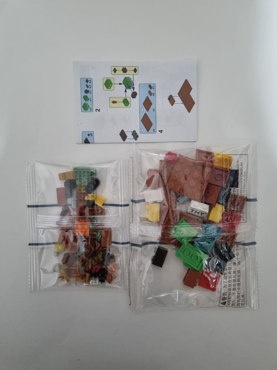 Детский конструктор My world майнкрафт совместим с лего, pcs108 — фото 1