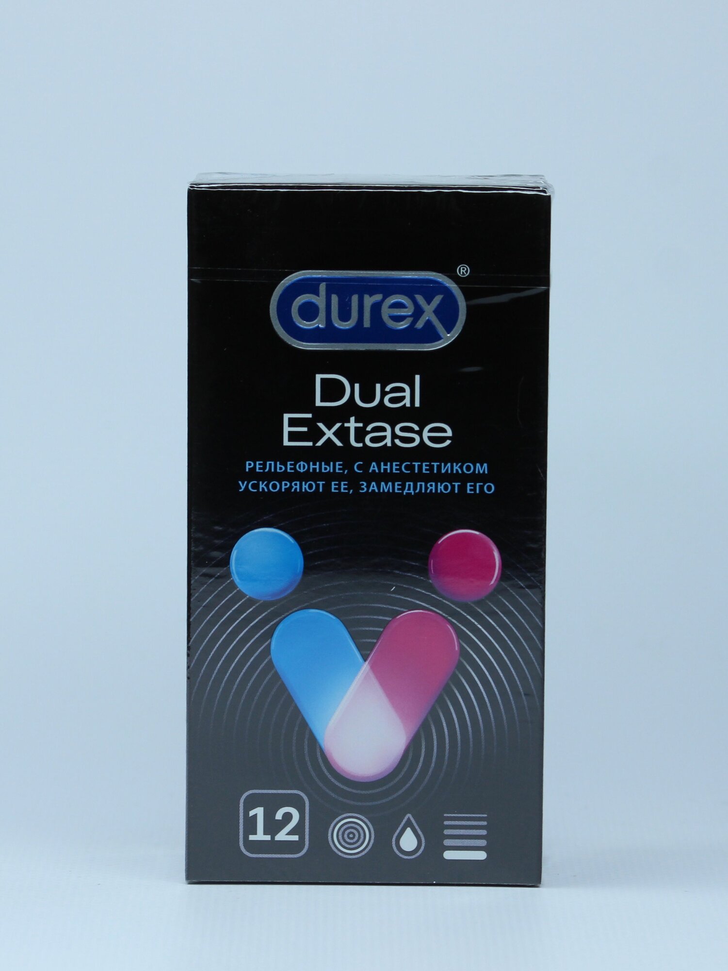 Презервативы Durex Dual Extase, 12 шт в упаковке — фото 1