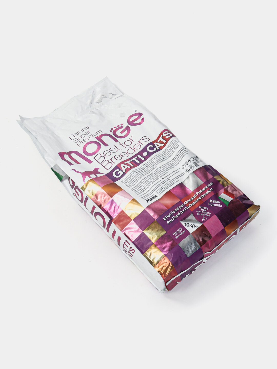 Корм Monge "Cat GRAIN FREE", для кошек, мясо буйвола, картофель, чечевица, 10кг