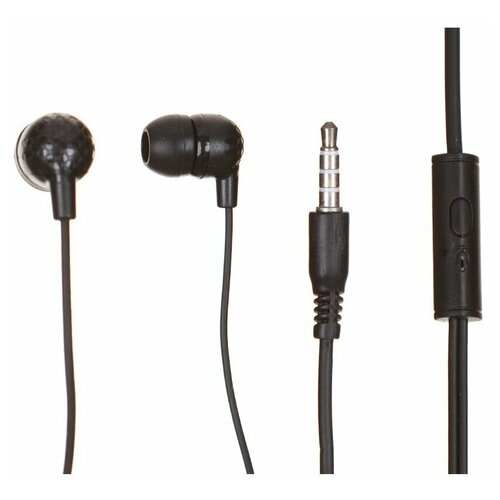 Наушники-гарнитура mObility mt-27 черный 320₽