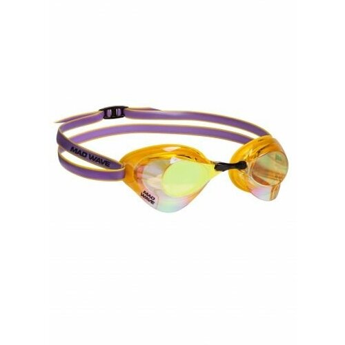 Очки стартовые для плавания Turbo Racer II Rainbow Mad Wave, фиолетовый, M0458 06 0 07W