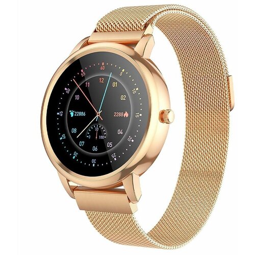 Умные Смарт-часы - Hoco Y8 Smart 180мАч экран 240х240px цвет золотой 1 шт 483900₽