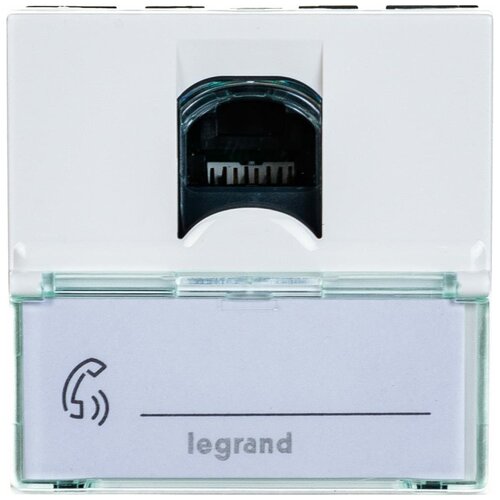 Механизм розетки Legrand 1-м СП Mosaic New 2-модульный RJ45 5E UTP Leg 78651/76554 124978 механизм розетки legrand 1 м сп mosaic leg 077213 124820 15788667