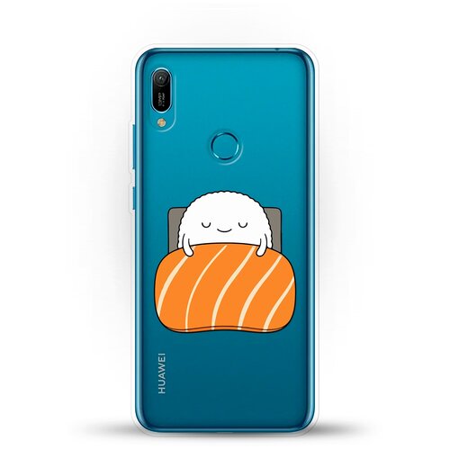 фото Силиконовый чехол суши засыпает на huawei y6 (2019) andy & paul