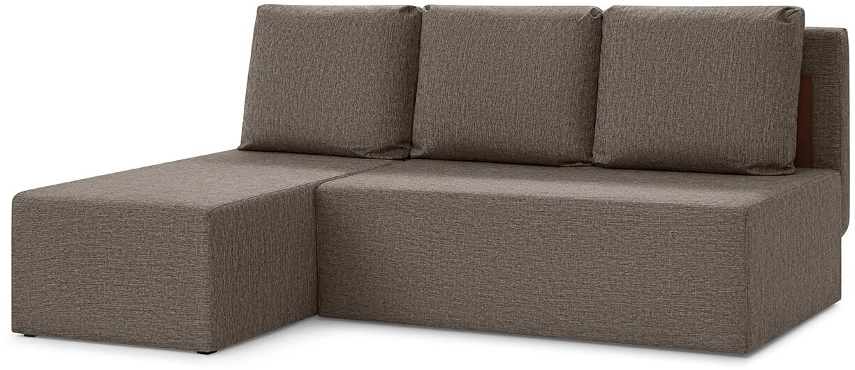 Угловой диван-кровать Hoff Крит, 195х80х138 см, цвет медово-коричневый, с универсальным углом