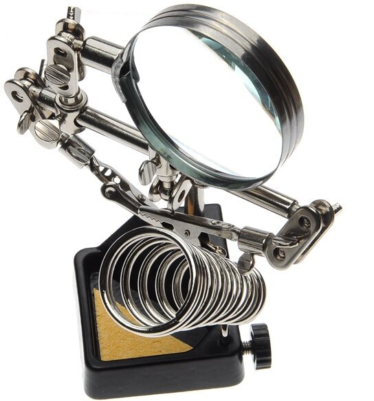 Подставка Rexant 12-0252 "Третья рука" под паяльник (2 шт. в наборе)