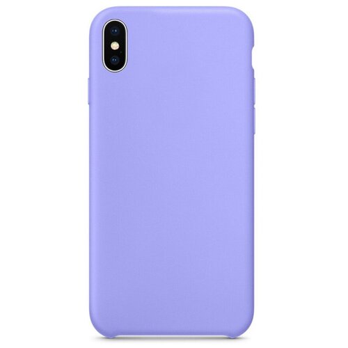 фото Силиконовый чехол silicone case для iphone x / xs, сиреневый grand price
