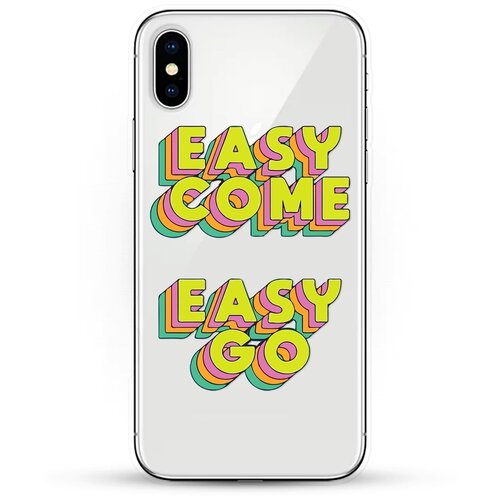 фото Силиконовый чехол easy go на apple iphone xs max andy & paul
