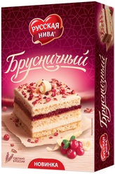 Торт Русская нива Брусничный, 300 г