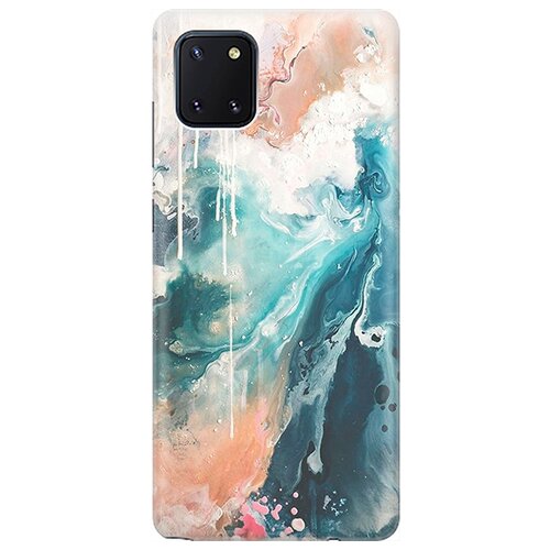 фото Re:pa чехол - накладка artcolor для samsung galaxy note 10 lite / a81 с принтом "брызги красок"