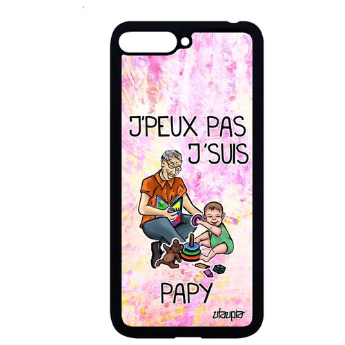 фото Чехол на huawei y6 2018, "не могу - стал дедом!" карикатура шутка utaupia