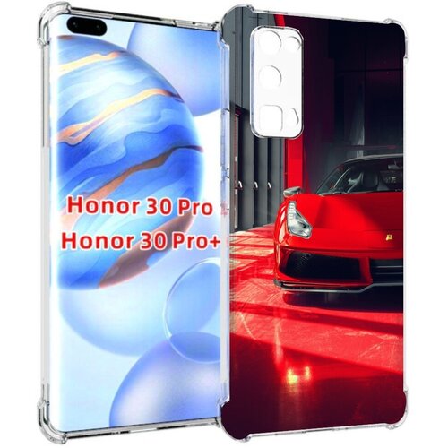 Чехол задняя-панель-накладка-бампер MyPads ферра для Huawei Honor 30 Pro/Honor 30 Pro plus + (EBG-AN10) противоударный чехол задняя панель накладка бампер mypads ферра для honor 20 pro противоударный