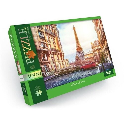 Пазлы картонные «Париж. Франция», 1000 элементов пазлы картонные осенняя речка 1000 элементов