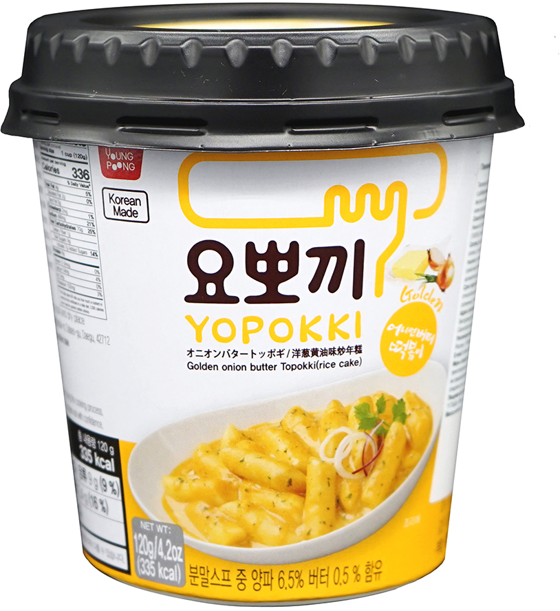Токпокки YOPOKKI с сливочно-луковым соусом / токпоки Корея / MOREMANGO