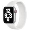 Силиконовый ремешок для умных смарт часов Apple Watch series 1-6 и Эпл Вотч SE 38 - 40 mm / Эластичный спортивный (Sport Loop) ремешок без застежки / Монобраслет Solo Loop, размер L - 150 mm (Хаки) - изображение